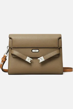 Tory Burch Lee Radziwill Leather Shoulder Bag