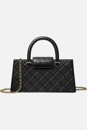 Tory Burch Fleming E/W Top Handle Leather Bag