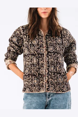 Lollys Laundry Betty Floral Quilted Cotton Jacket - S
