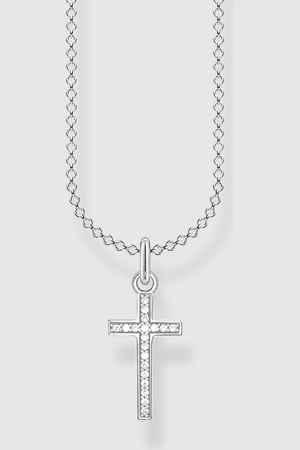 Thomas Sabo Necklace cross pavé white