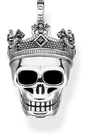 Thomas Sabo Pendant skull crown black