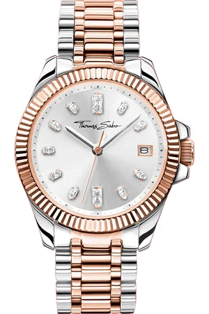 Thomas Sabo Women’s watch rose gold-coloured silver-coloured silver-coloured