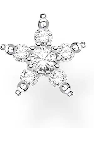 Thomas Sabo Single ear stud star silver white