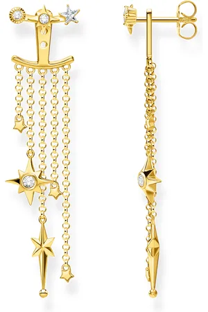 Thomas Sabo Earrings stars gold white