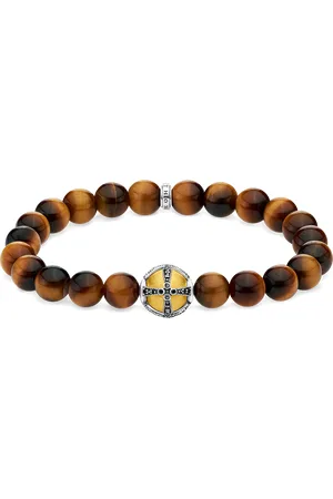 Thomas Sabo Bracelet cross gold brown