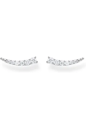 Thomas Sabo Ear climber white stones, silver white