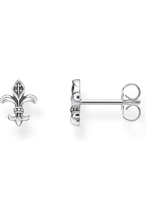 Thomas Sabo Ear studs fleur-de-lis black