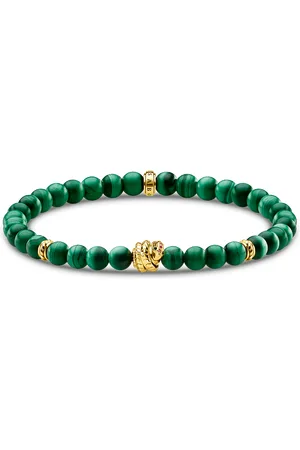 Thomas Sabo Bracelet green stones with snake multicoloured