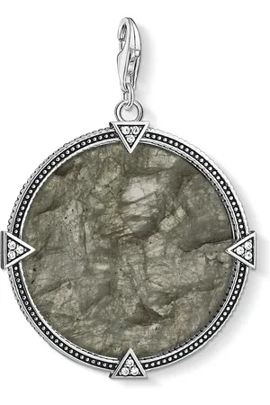 Thomas Sabo Charm pendant vintage coin play of colour grey
