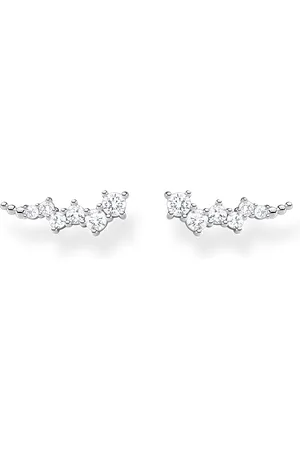 Thomas Sabo Ear climber white stones, silver white