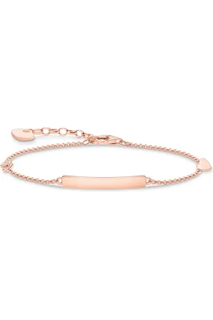 Thomas Sabo Bracelet classic with heart and infinity rose gold rose gold-coloured