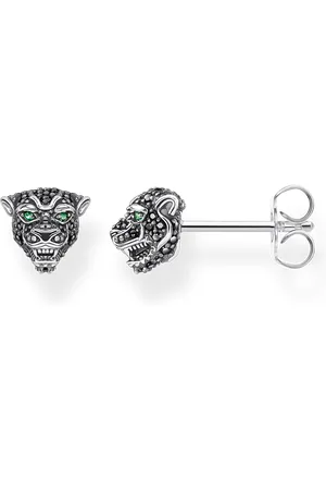 Thomas Sabo Ear studs Black Cat black