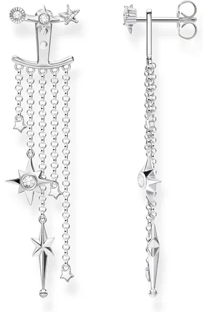 Thomas Sabo Earrings stars silver white