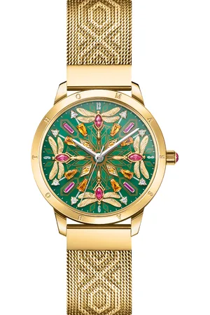 Thomas Sabo Women’s watch kaleidoscope dragonfly gold green green