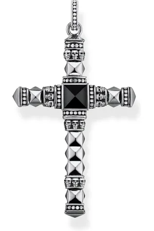 Thomas Sabo Pendant black ethno cross medium black