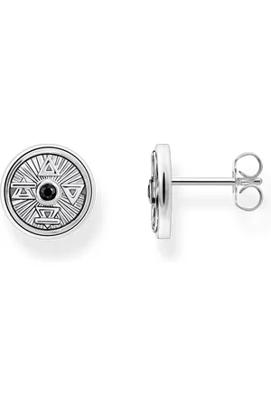 Thomas Sabo Ear studs Elements of Nature silver black