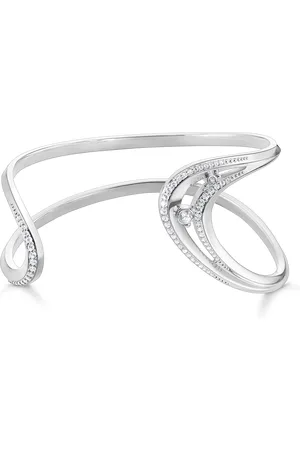 Thomas Sabo Bangle wave with stones white