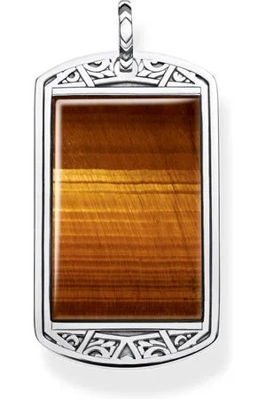Thomas Sabo Pendant dog tag tiger‘s eye brown