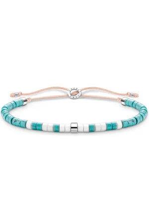 Thomas Sabo Bracelet with turquoise stones multicoloured