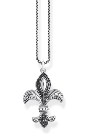 Thomas Sabo Necklace fleur-de-lis black