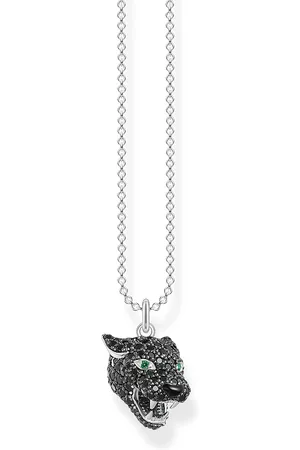 Thomas Sabo Necklace Black Cat black