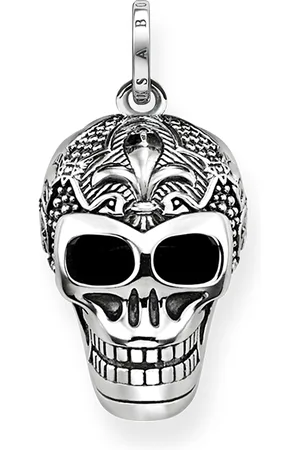 Thomas Sabo Pendant lily skull silver-coloured