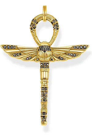 Thomas Sabo Pendant egyptian cross of life gold black