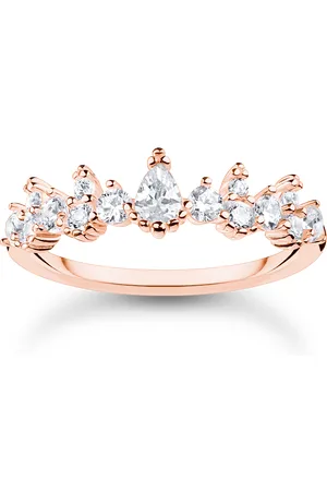 Thomas Sabo Ring ice crystals rose gold white