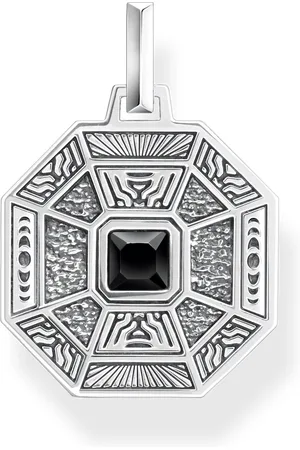 Thomas Sabo Pendant lucky charm with black onyx silver black