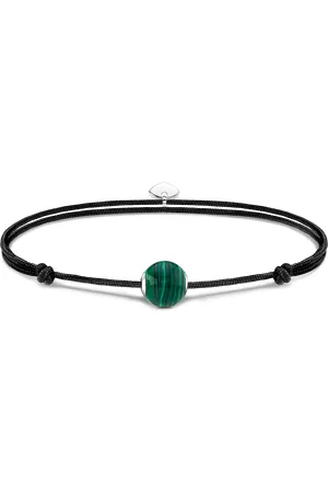 Thomas Sabo Bracelet Karma Secret with green malachite Bead green