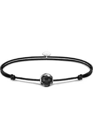 Thomas Sabo Bracelet Karma Secret with black obsidian Bead black