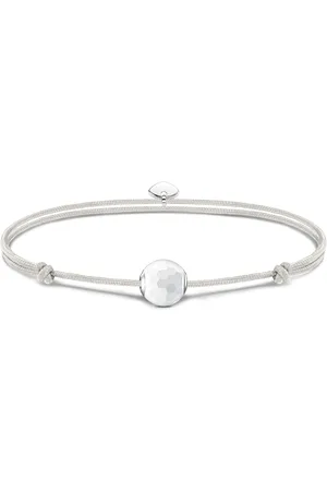 Thomas Sabo Bracelet Karma Secret with white agate Bead white