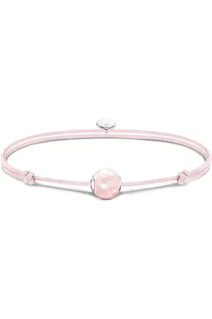 Thomas Sabo Bracelet Karma Secret with rose quartz Bead pink