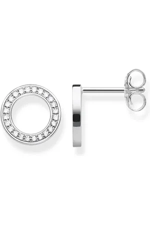Thomas Sabo Ear studs large circles white