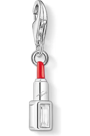 Thomas Sabo Charm pendant red lipstick white/ red