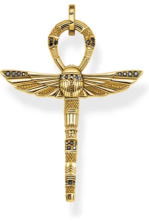 Thomas Sabo Gold plated pendant in shape of ankh symbol yellow gold coloured