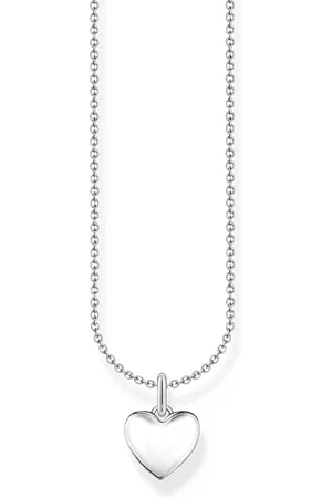 Thomas Sabo Silver necklace with heart pendant silver-coloured