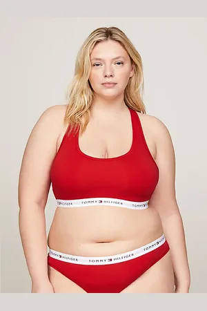 Tommy Hilfiger Curve Tommy Icons Racer Back Unpadded Bralette