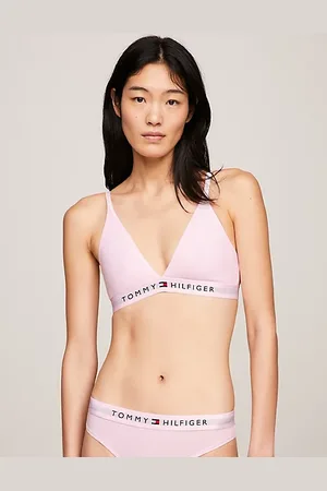 Tommy Hilfiger Unlined Logo Underband Triangle Bra