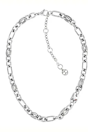 Tommy Hilfiger Stainless Steel Contrast Chain-Link Necklace