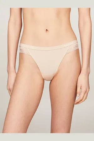Tommy Hilfiger Lace Panel Logo Thong