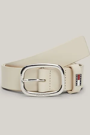 Tommy Hilfiger Oval Buckle Leather Belt