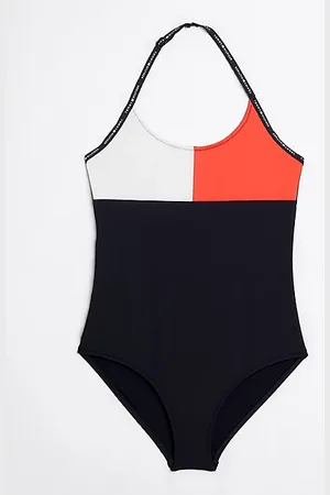 Tommy Hilfiger Hilfiger Flag Halterneck Swimsuit
