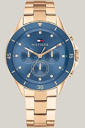 Tommy Hilfiger Navy Dial -Plated Bracelet Watch