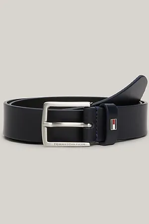 Tommy Hilfiger Kids’ Leather Enamel Flag Belt