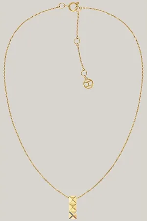 Tommy Hilfiger Plated Pendant Necklace