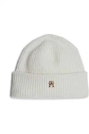 Tommy Hilfiger TH Monogram Beanie With Wool