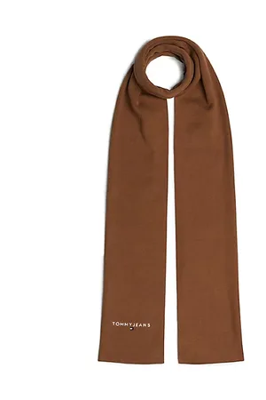 Tommy Hilfiger Logo Embroidery Knit Scarf