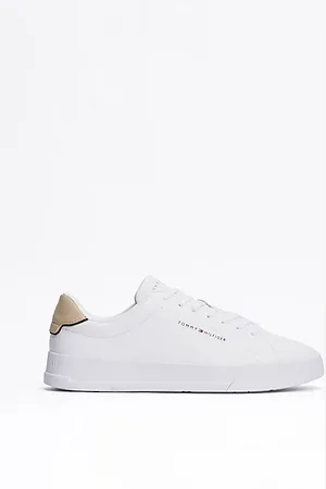 Tommy Hilfiger Contrast Heel Court Trainers