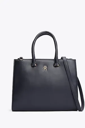 Tommy Hilfiger TH Monogram Plaque Tote